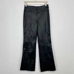 We The Free Uptown High Rise Faux Leather Pants Sz 8 Festival Alt Indie Sleaze